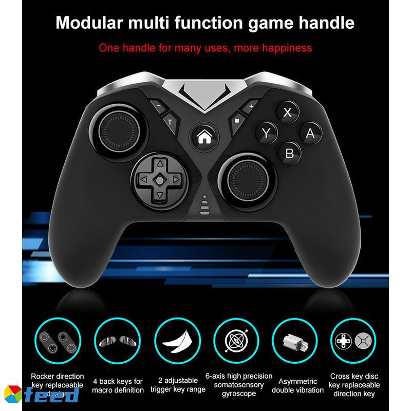 Wireless Pro Controller Pc Gamepad Joypad Remote For Nintendo Switch Console Fed Shopee Mexico