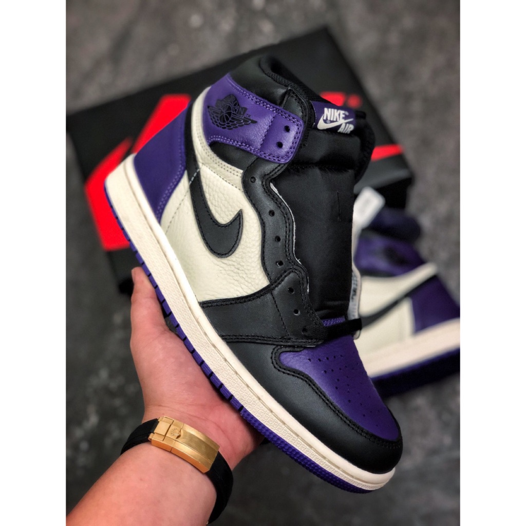 nike aj1 court purple