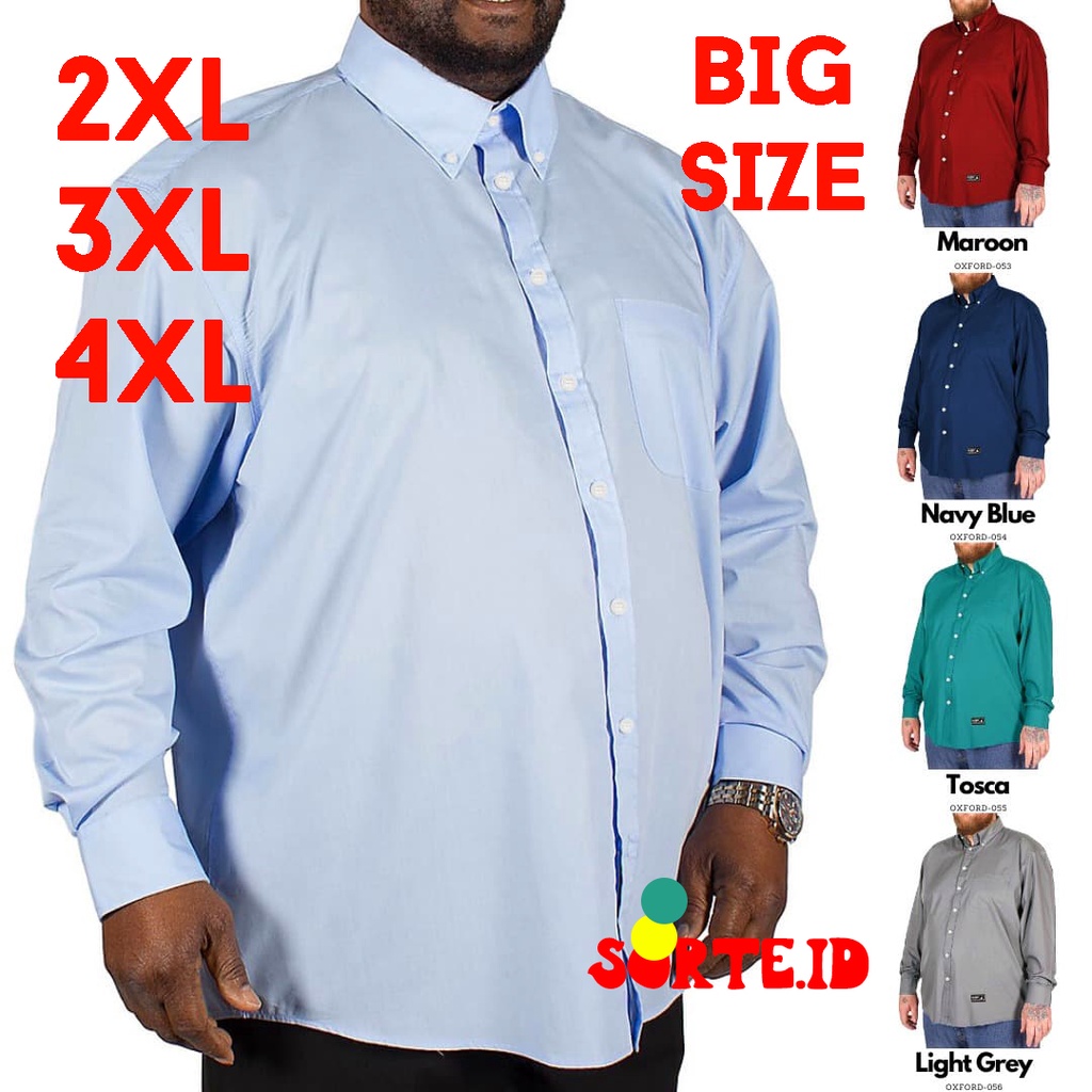 Camisas para hombre grande Jumbo talla XXL XXXL XXXL XXXL manga Premium | Shopee México