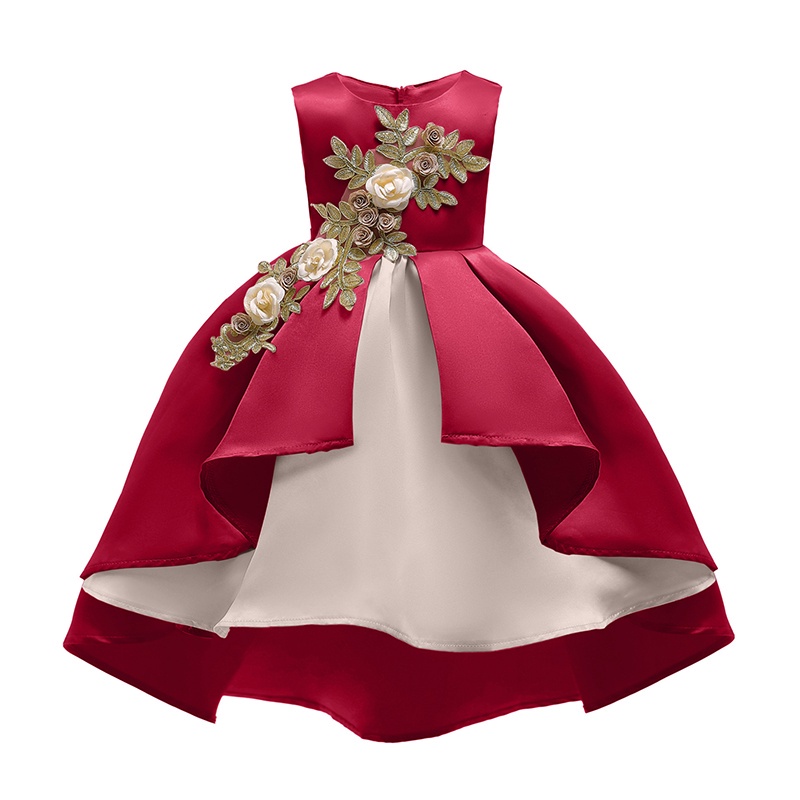 niña princesa vestido lindo flores tutú niñas vestido de navidad fiesta  disfraz de 2-9 años de edad niños vestidos para niñas | Shopee México