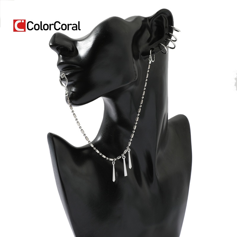ColorCoral Anime Miyamura Izumi Pendientes De Acero Inoxidable Labio  Piercing Con Cadena Larga Oreja Cosplay Accesorios Unisex Punk Joyería  Popular | Shopee México