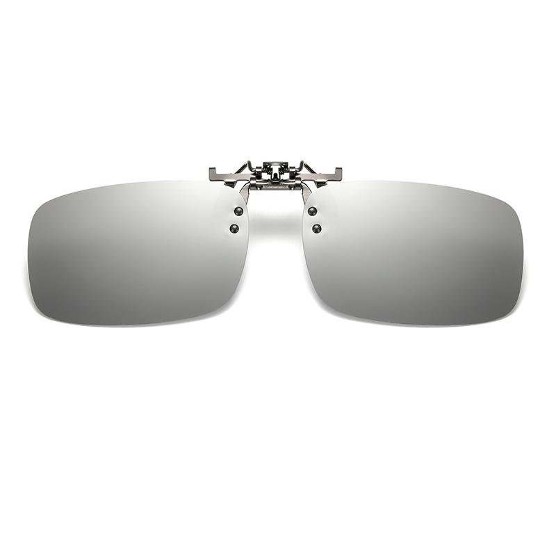 Eyekepper Marco Metal Lente Polarizada Clip On Gafas de sol Lente Gris 