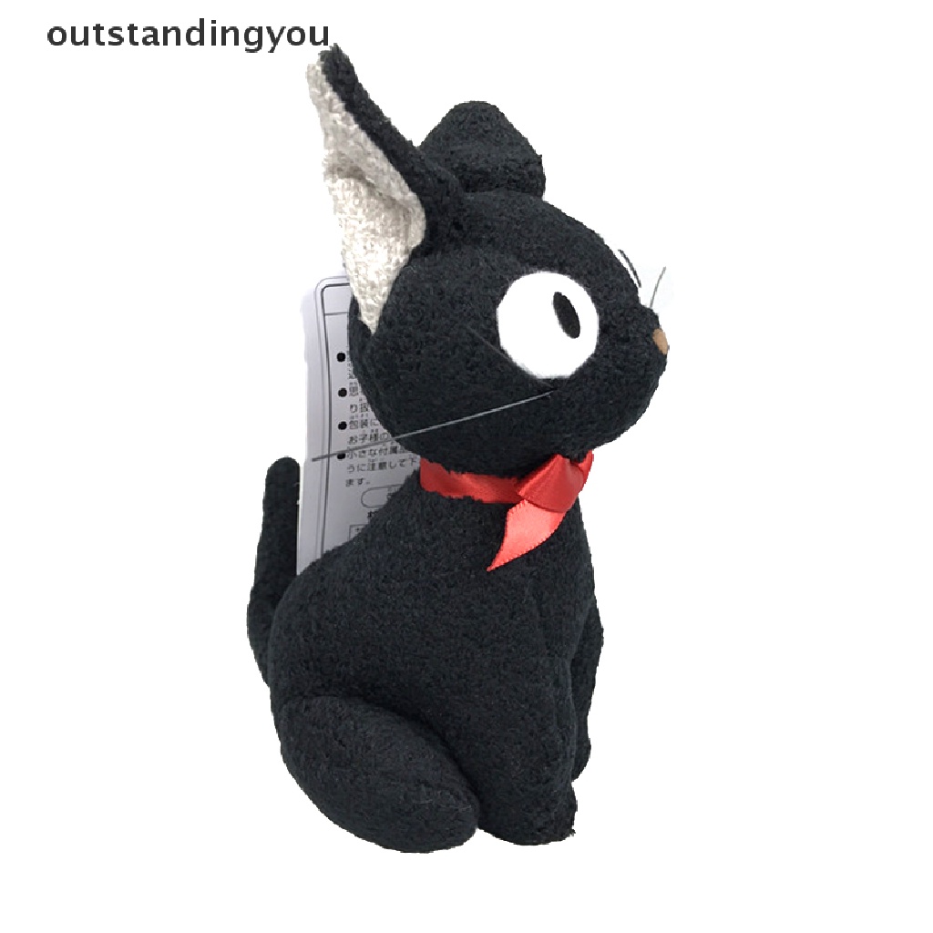 Monedero de felpa gato negro JIJI creativo Mini animales de dibujos an 