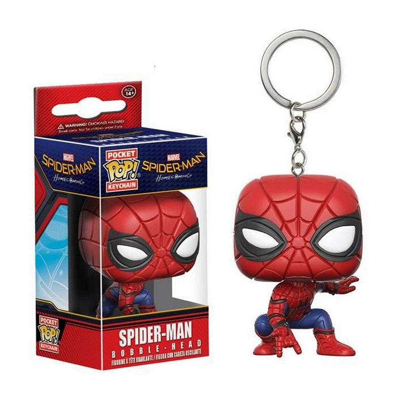 1Pcs Funko POP Marvel Vengadores 3 Llavero PVC No Way Home Spiderman Figura  De Acción Colgante Festival | Shopee México