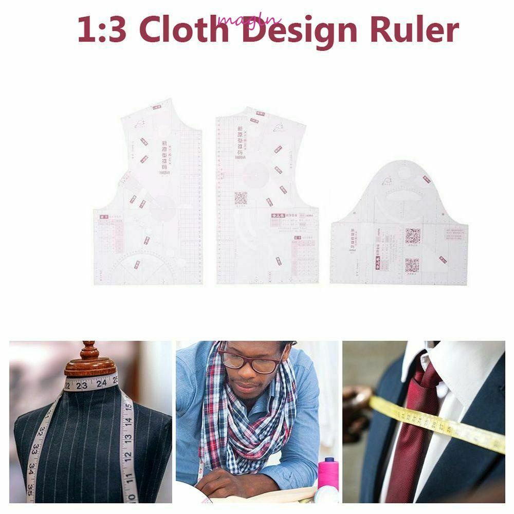 5 piezas ropa DIY DAUERHAFT Regla métrica curva francesa duradera y antioxidante regla métrica para coser patrones de ropa 