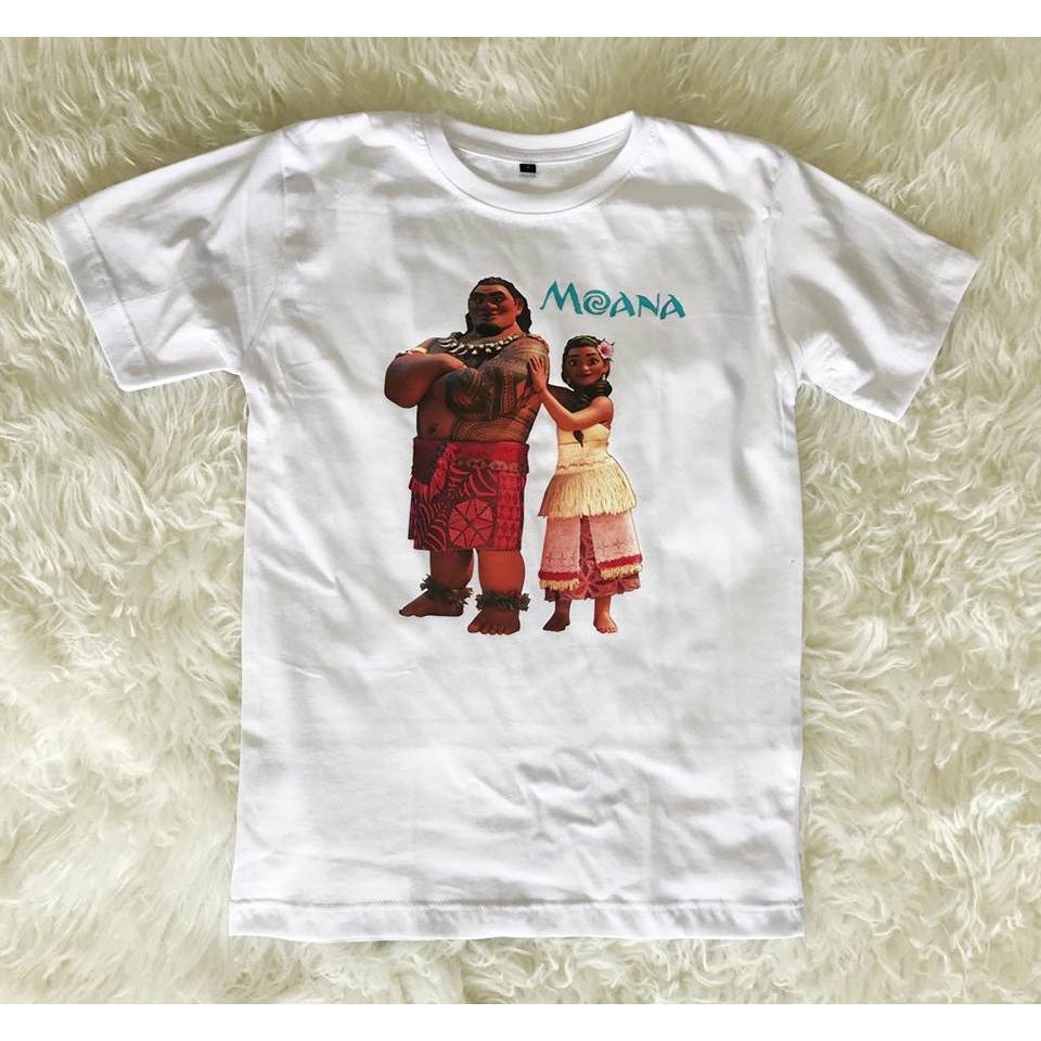 COTTON COMBED Camiseta serigrafía personalizada Moana / algodón peinado 32S  serigrafía camiseta | Shopee México