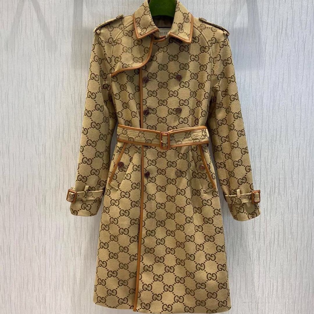 Último Otoño Cortavientos Letra Doble Fila Nuevo Estilo Ropa De Mujer Media Gucci Jacquard Q2TV Chamarra | Shopee México