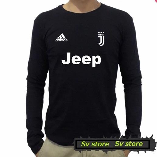 Juventus camiseta manga larga Logo blanco - negro | México