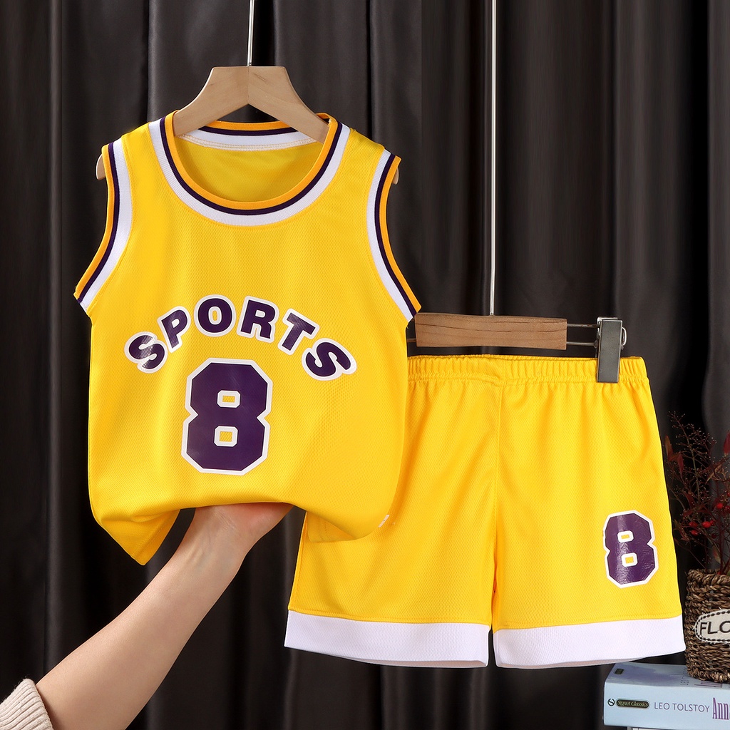 camiseta de baloncesto Pop para pantalones cortos de baloncesto para niños camiseta de baloncesto para niños DaceStar Traje de baloncesto para niños conjunto de baloncesto para niños de 2 piezas 