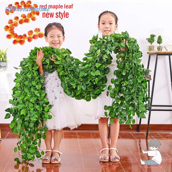 10pcs 210CM Plantas Artificiales De Ratán Enredadera De Hoja Verde Hiedra  Para El Hogar Decoración De Boda Venta Al Por Mayor DIY Guirnalda Colgante  Flores Falsas | Shopee México