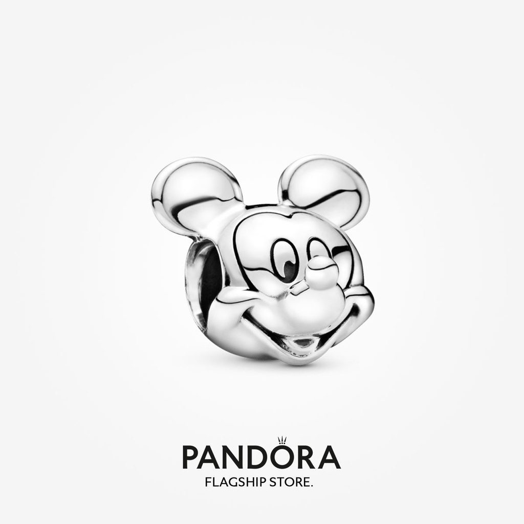 Pandora Disney Pulido Mickey Mouse charm Plata Pulsera k710