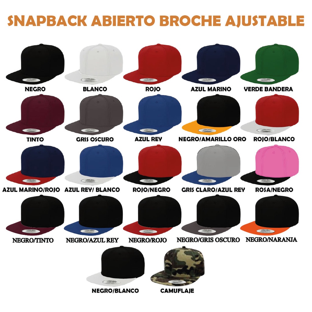 gorras snapback mayoreo