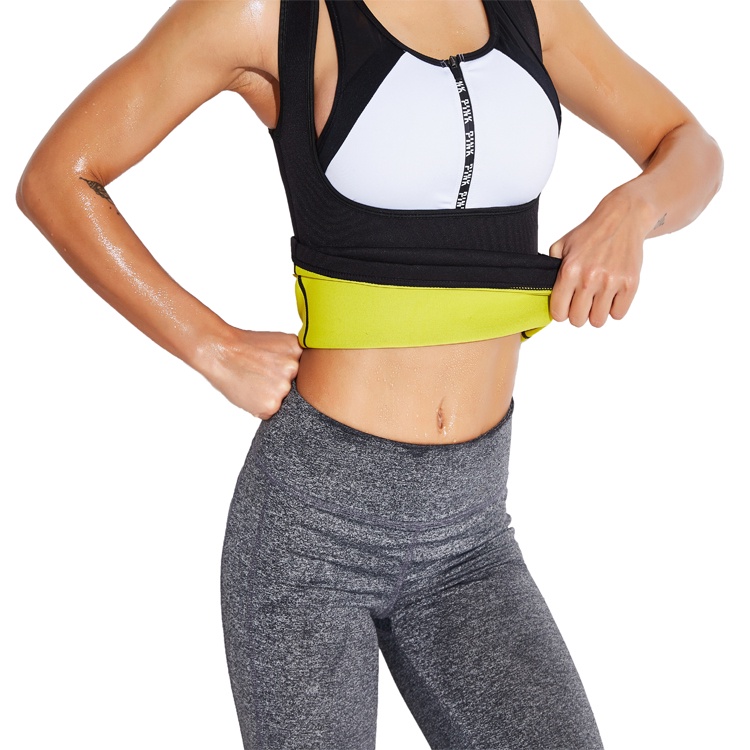 Chaleco De Sauna Para Mujer Kiiwah - Neopreno, Con Cremallera, Promueve La Sudoración Para Fitness Y Deporte
