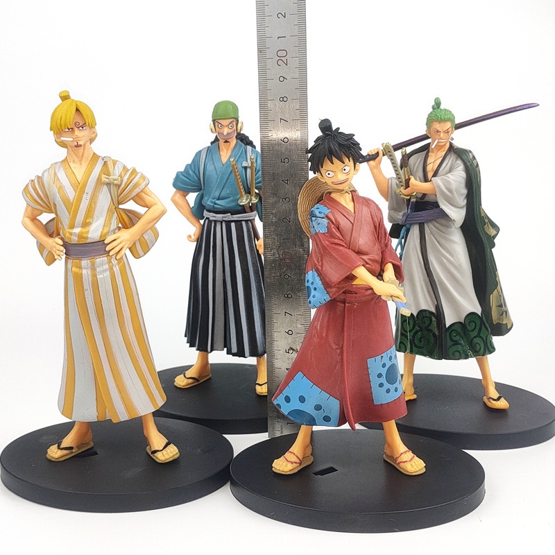 Figura De Una Pieza De 17cm Zoro Anime Modelo Adornos Decorativos ...