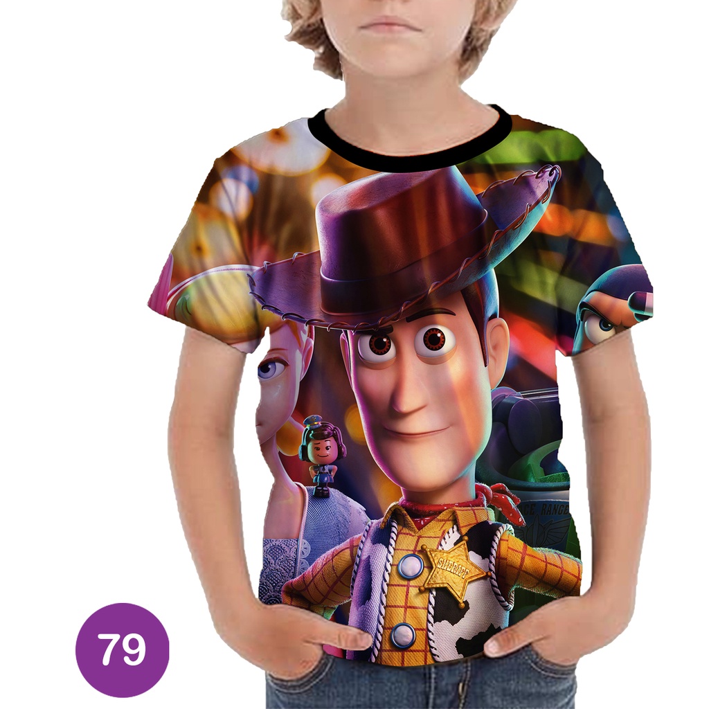 Ropa infantil Toy Story animación 3D ropa infantil COWO-79 | Shopee México