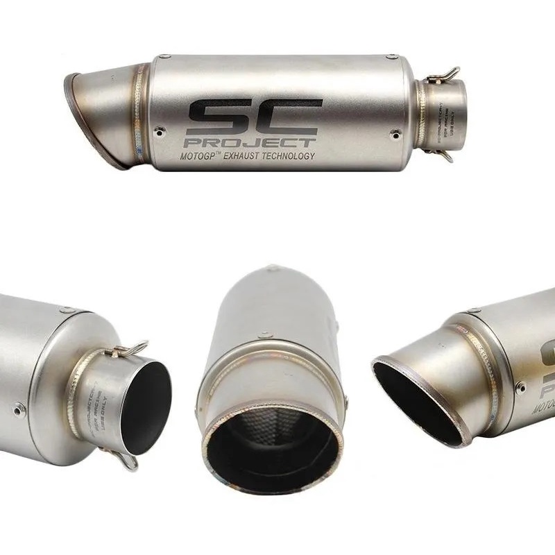 Escape Sc Project Para Moto Deportivo Acero Inoxidable Universal R6 Ktm