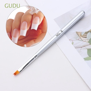Gudu 8 Pzs Juego De Pinceles Franceses Para Unas Pincel Para Arte De Gel Uv Boligrafo Frances Shopee Mexico