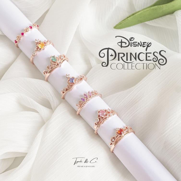 . Tymbi &amp; colección de anillos de princesa Co-Disney