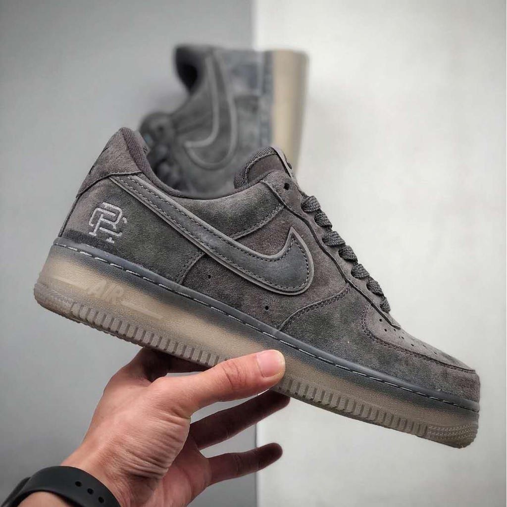 Nike AIR FORCE 1 LOW REIGNING CHAMP DARK Gray negro REFLECTIVE zapatos | México