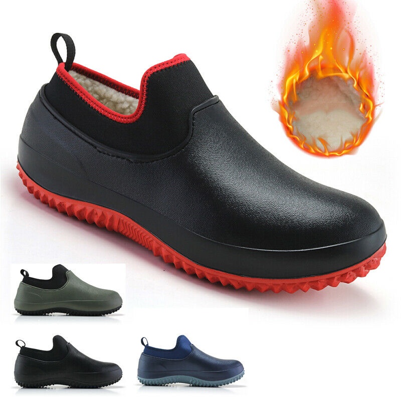 Zapatos de Trabajo Chef Resistentes al Aceite para Hombres Zapatos Entrenamiento Cocina Antideslizantes Impermeables Zapatos Cocina Seguridad para Servicio Alimentos Unisex 