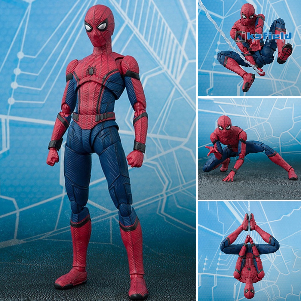 virginia 15cm Spiderman Super héroe muñeca movible figura de acción juguetes  niños colección regalo | Shopee México