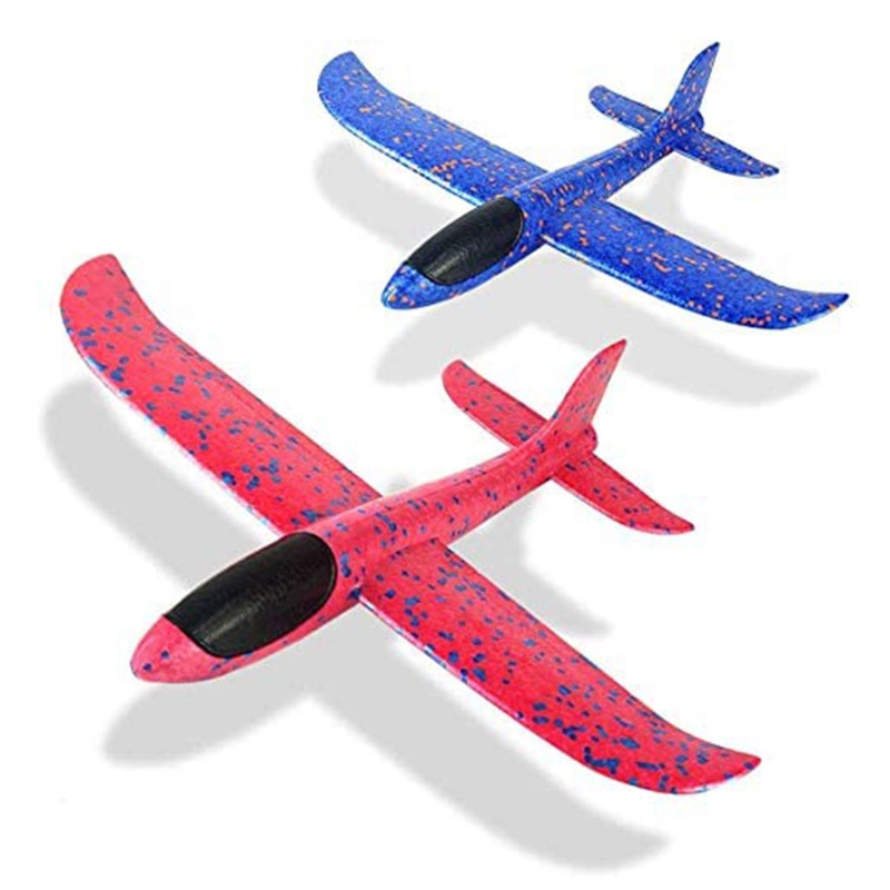 Planeador de avión de lanzamiento de espuma TreeLeaff juguetes de planeador volador al aire libre para niños juguetes ligeros para 3-12 años modelo de lanzamiento manual 