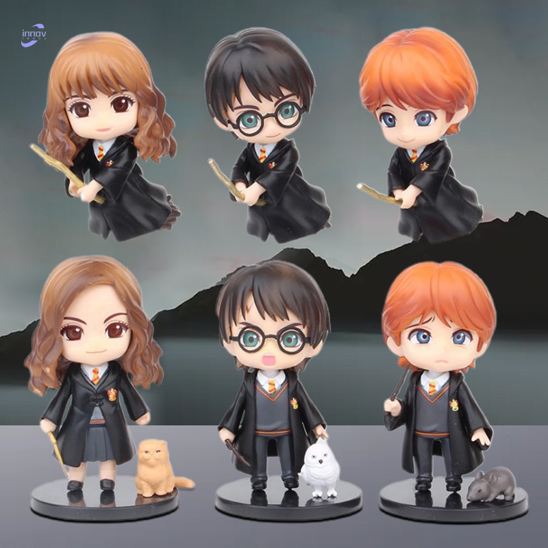Figura De Acción De La Serie Harry Potter De 6 Piezas De Ani 