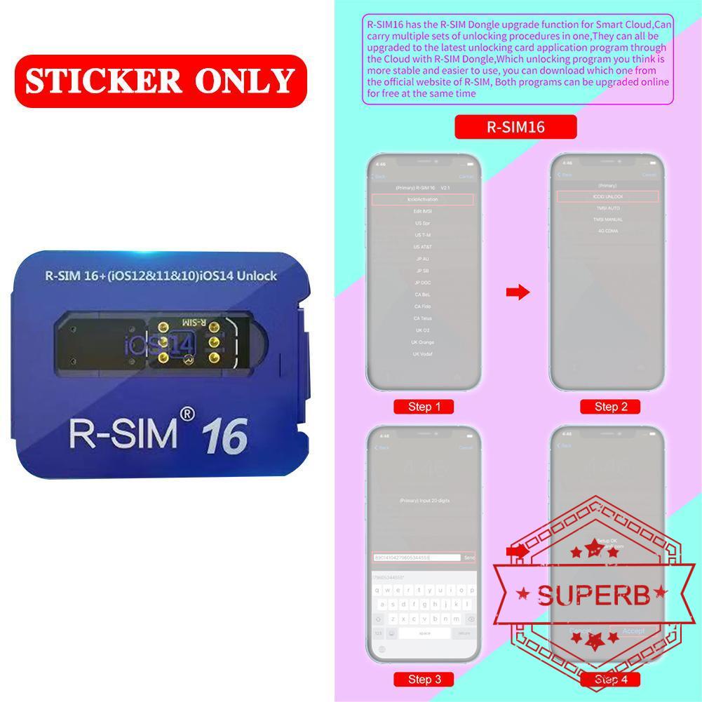 1 R Sim16 Nano Desbloquear Tarjeta Rsim Para Iphone 12 11pro Max Xr 7 8 Us Xs 6s X Ios14 O6m1 Shopee Mexico