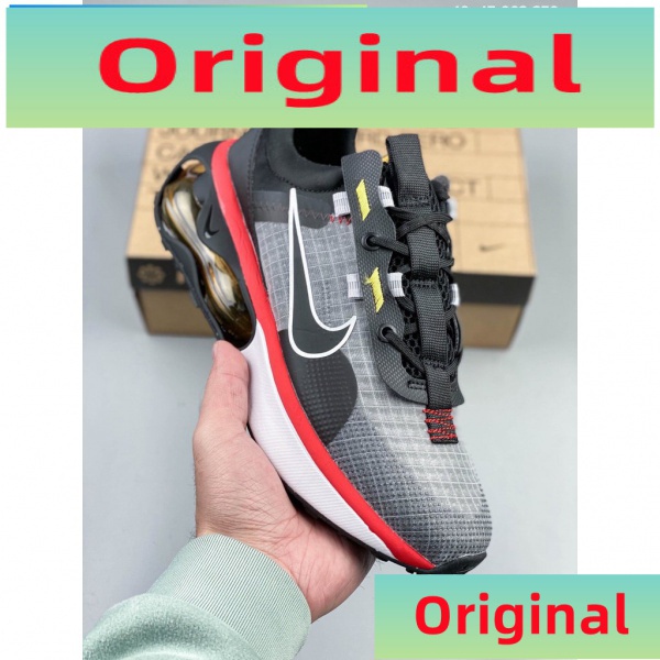 Nike 2333 Air Max 2021 Hombres/Correr Casual Zapatos Negro Rojo