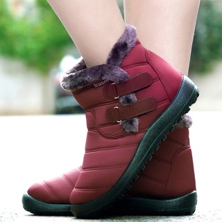 Chica Calentar Botas De Nieve Niños Invierno Botines Ante Anti-Deslizante Zapatos Botas de Trabajo Zapatos Calientes Zapatos Bebe 