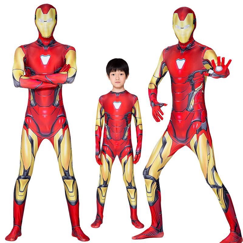 Adulto y niños vengadores Endgame Iron Man Mark 85 Cosplay disfraz Zentai  mono | Shopee México