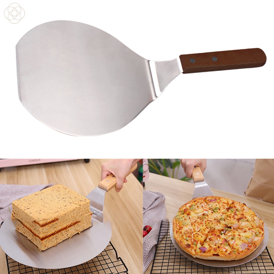 Espátula para Pizza de Horno para Pan de Pizza Karboby Pala de Pizza Pizzas Paleta Perforada de Aluminio Anodizado Duro con Mango Largo Retirable 