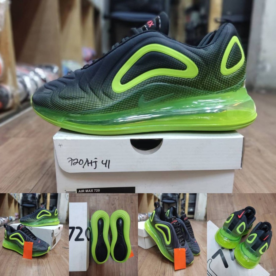 Lavandería a monedas Capataz Telégrafo Nike Air Max 720 negro verde hecho en Vietnam | Shopee México