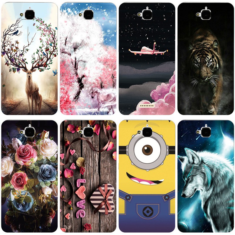 Huawei Y5 2017 Huawei Y5 III Y5 3 Huawei Y6 2017 funda de la bolsa MYA-L22 MYA-L03 MYA-L23 MYA-L02 carcasa de mármol flor impresa cubierta teléfono caso | Shopee México