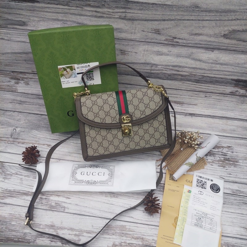 Gucci OPHIDIA EBONY bolso bolso PREMIUM AAA importación caja gratis