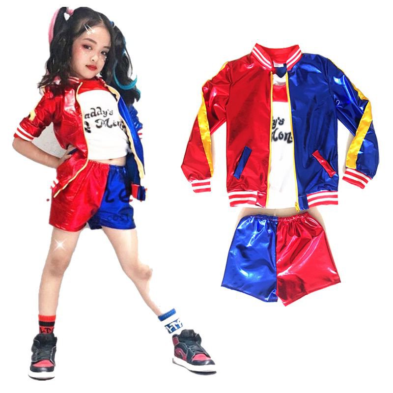 Yl Ready Stock Traje Da Menina Do Esquadrao Suicida Harley Quinn Criancas Cosplay Fancy Dress Harley Quinn Carater Cosplay Role Playropa De Mujer Shopee Mexico