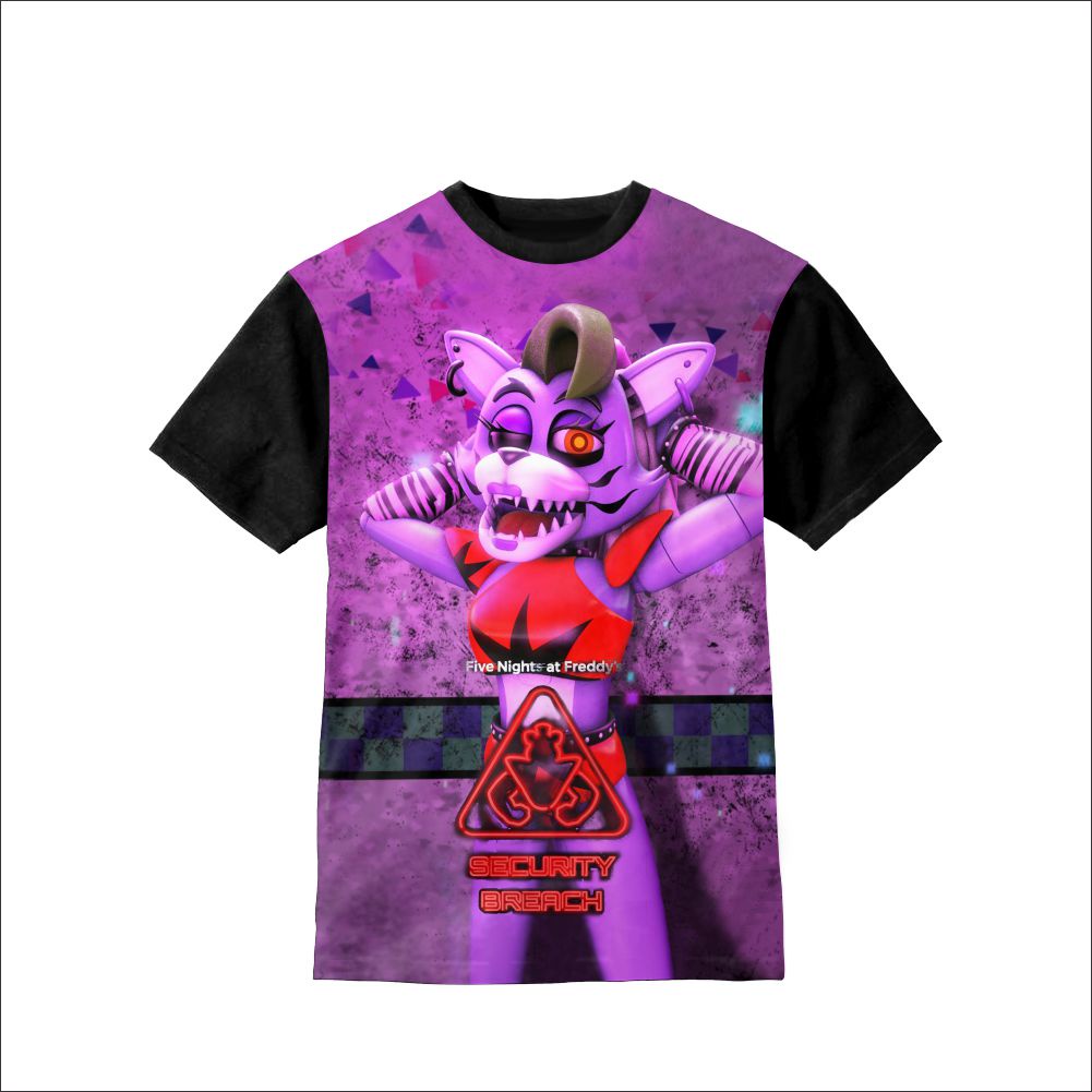 Anime Five Nights At Freddys Roxanne Wolf Anime ropa infantil 1-12 años SBL  | Shopee México