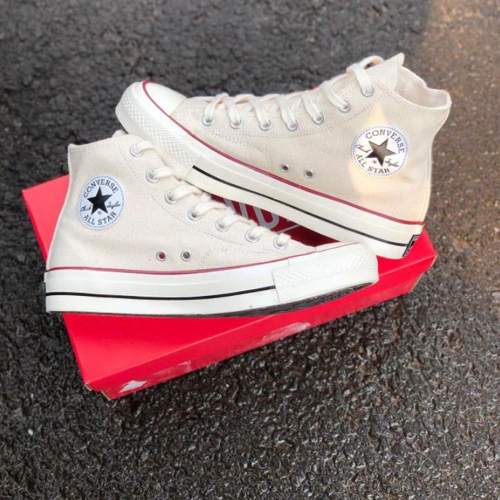 Precio BJEJZ zapatos CONVERSE 70 alta BEIGIE blanco leche PREMIUM 90 venta  | Shopee México