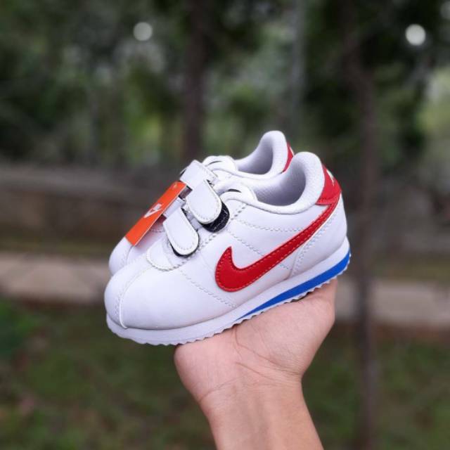 Pacífico luz de sol Escrutinio Nike Cortez zapatos para niños blanco rojo niño bebé | Shopee México