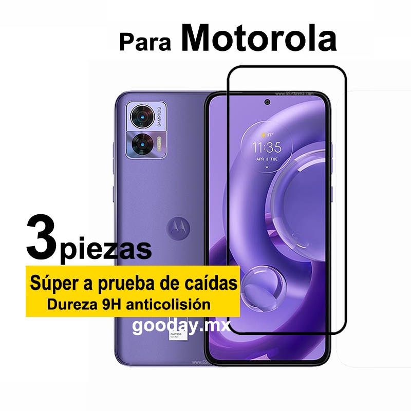Protecteur D'écran Bruni 2x Pour Motorola Edge 30 Neo - Film Transparent Anti-rayures, Facile à Poser