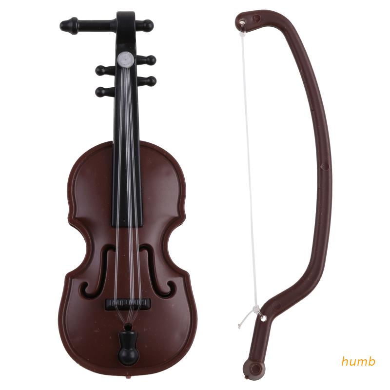 violín saxofón pliegue Bass 5er Pack casa de muñecas instrumentos musicales modelo 