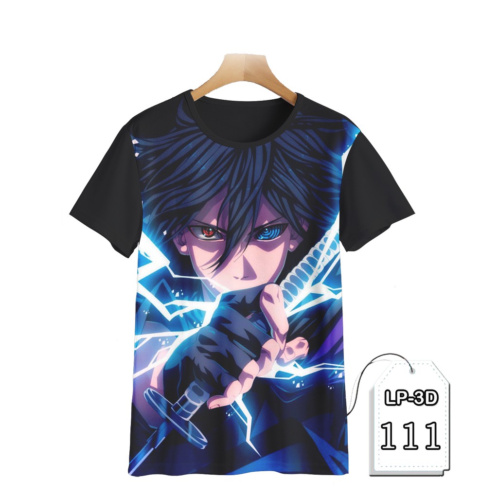 Naruto Sasuke Uchiha camiseta infantil LP3D-111 Anime ropa infantil |  Shopee México