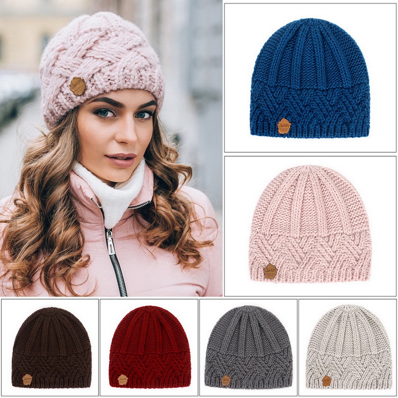 de invierno con forro polar para mujer / Sombrero de de lana para mujer | Shopee México