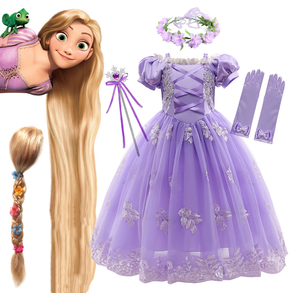 Disfraz Rapunzel Niña Disfraz De Princesa Sofia/Rapunzel Para
