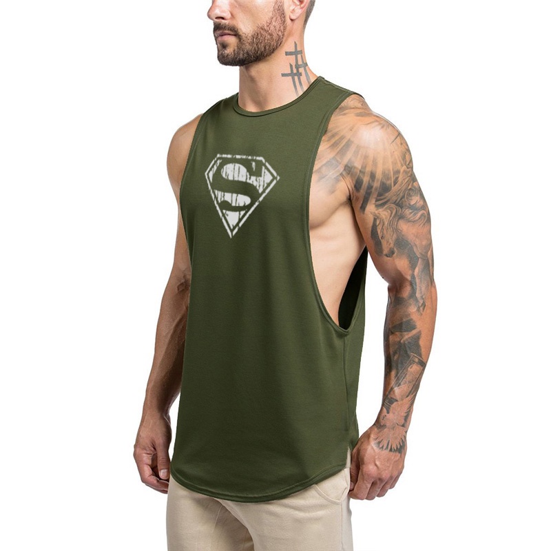 AMZSPORT Camiseta de Compresión Sin Mangas para Hombre Chaleco de Gimnasio de Secado Rápido Capa Base para Correr 