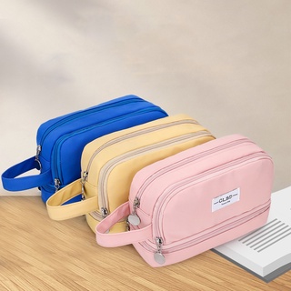 Blanco y Negro Estuches Escolares Transparentes PVC Bolsa de Bolígrafos de Capacidad Grande Bolsa de Maquillaje 8 Piezas de Bolsa de Lápices con Cremallera 