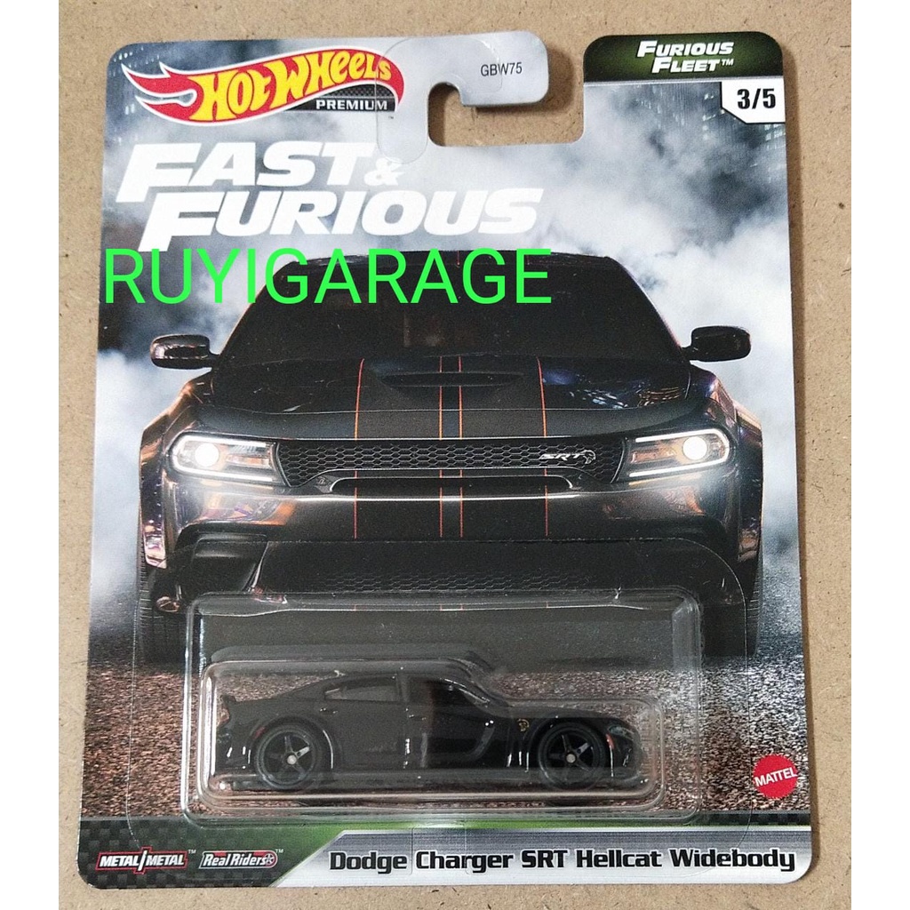 Hot Wheels Fast And Furious Dodge Charger Srt Hellcat Widebody Furious Fleet Shopee México 6284