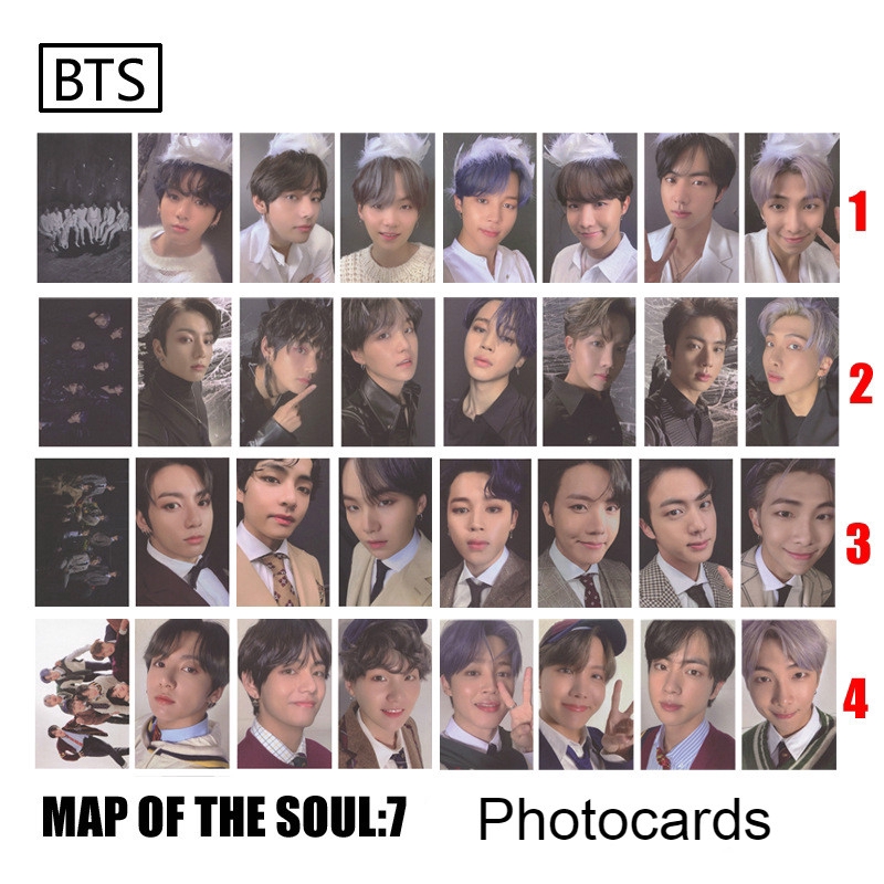 Bts Map Of The Soul 7 Photocards