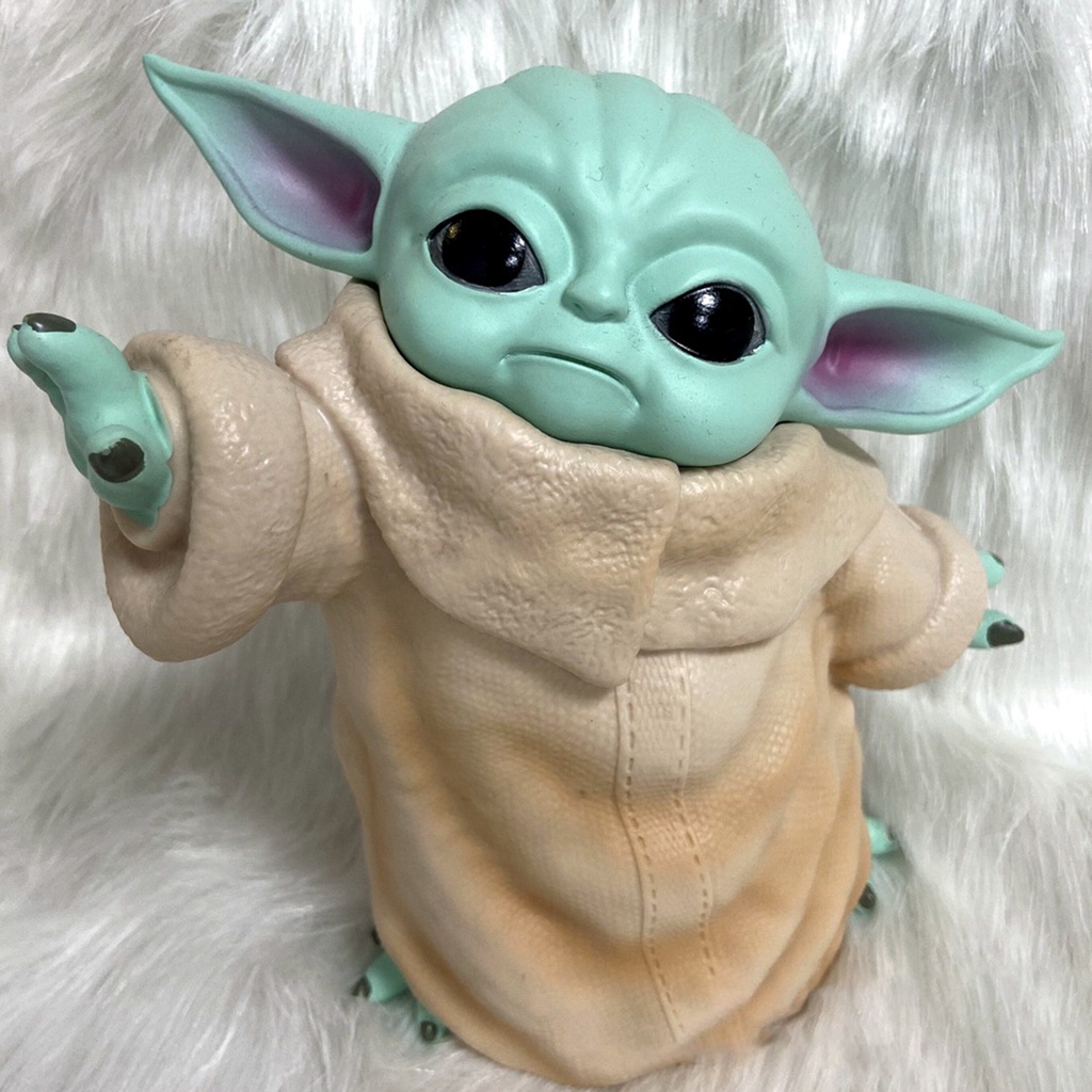 Qinwyuy Star Wars Mandalorian Baby Yoda Figura Luminosa Coleccionable Juguete Adorno Para El Hogar Shopee Mexico