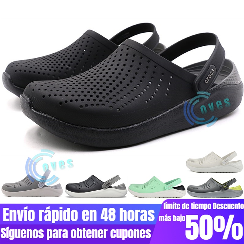 Sandalias Crocs Duet Deporte Zueco Hombre Sandalias Unisex Zapatos LiteRide  Hombres Agujero | Shopee México